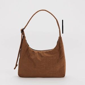 Baggu Mini Nylon Shoulder Bag- Brown - NWT